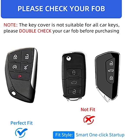 Offcurve para a capa do Chevy Buick Key FOB, TPU Key FOB Caso Caso Caso para Buick Enviio