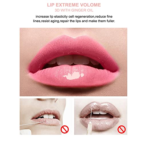 Xiahium Pretty Makeup Lip Color Mini Lip Lip Gloss Hidratante Cor Alteração Transparente Alteração do Esmalbio Lip Lip