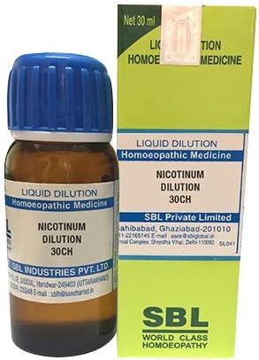Diluição SBL Nicotinum 30 CH