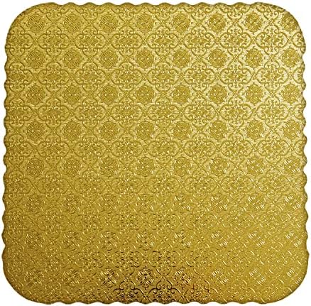 O'Creme Gold -top Bolo Squalloped Bolo Placa de 3/32 polegadas de espessura, 14 polegadas x 14 polegadas - pacote de 10