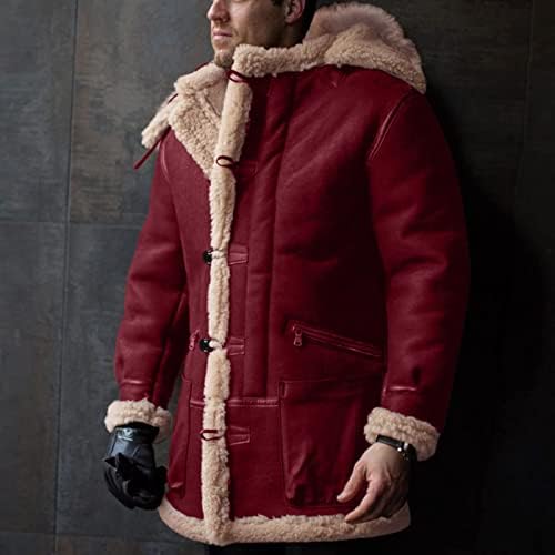 Casacos de inverno para homens adssdq, capuz de manga longa Men nado plus size size holida holida holida capuz jacket