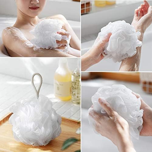 10 PCS Mesh Buchah esponjas, chuveiro de bobo de banho, Esfolador de chuveiro suave de tamanho pequeno Esfoliante para lavar