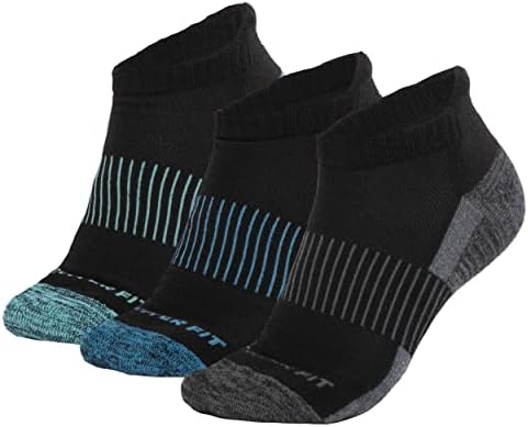 FIT COPPER UNISSISEX SEM SHOW Sport Socks, Black, Large-X-Large, 3 par