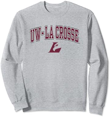 Wisconsin La Crosse Eagles Arch Over Logo Sweetshirt