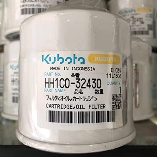 Elemento do filtro de óleo HH1C0-32430 PARA KUBOTA V3300 V3600 V3800 M704 M854 M954 M1004 MOTOR