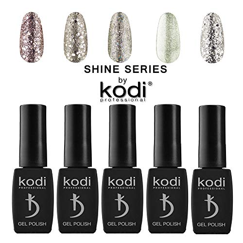 Kodi Professional Shine Series Gel Polish Color 8ml. Gel LED / UV UNILELT MOUGA / GLITTER / SHIMMER / ORIGINAL)