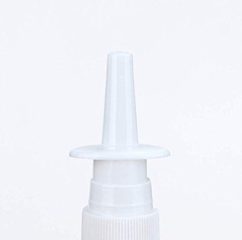 6pcs 10ml/0,34 oz de vidro pulverizador de nariz nasal garrafa de spray nasal reabastecido Sprayadores de névo
