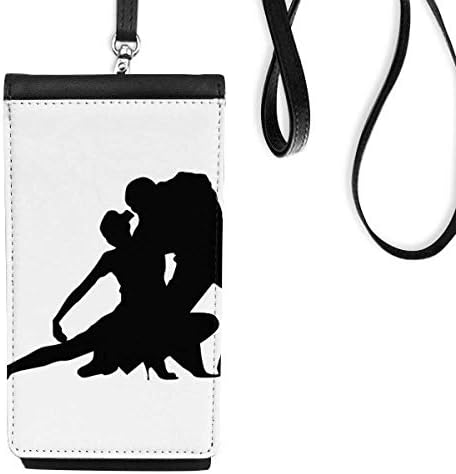 Dançarina esportiva duet dança performance de performance de telefone bolsa pendurada bolsa móvel bolso preto