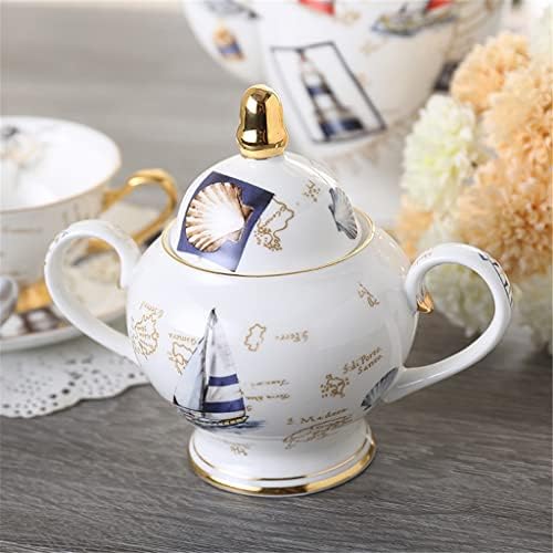 Conjunto de chá de estilo europeu do FSYSM, departamento de cerâmica, conjunto de café criativo, chá da tarde em inglês, copo