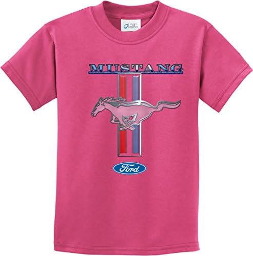 Compre camisas legais crianças Ford Mustang Stripe Youth Tee
