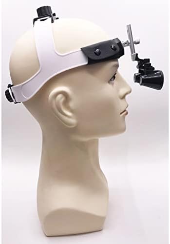 Loupos binoculares cirúrgicos 2,5x 3,5x lupa na cabeça da cabeça de vidro óptico Montagem montada na cabeça usada