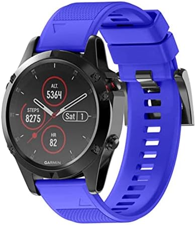 MOPZ SILICONE 26mm 22mm Liberação rápida WatchBand WristStrap para Garmin Fenix ​​7 7x 5x 5 Plus 3 3HR S60 Watch EasyFit Watch Watch