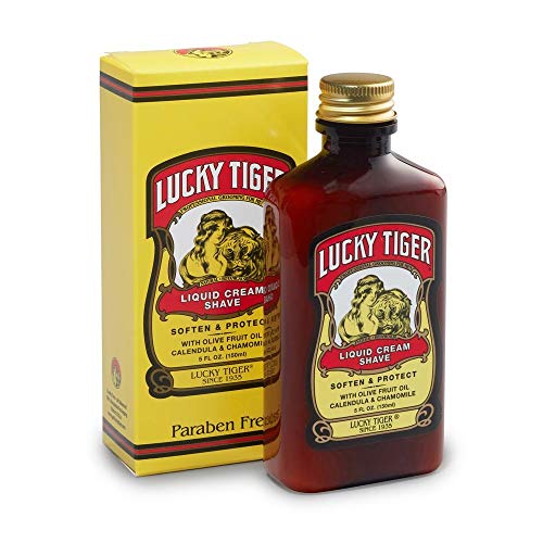 Creme de barbear líquido de Tiger Lucky 5 fz