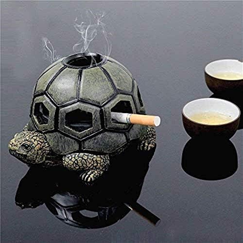 Huangxing - 2pcs cinzas com tampa de personalidade de personalidade do quarto do quarto de tartaruga de tartaruga de tartaruga