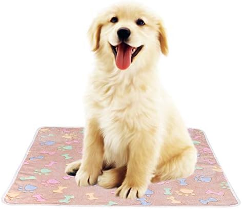 Sofá, cama, interno ou externo [76 * 52cm-Brown], lã de manto de cachorro de cachorro de cachorro de lã manto de cachorro macio de gato com padrão de osso de pata para cardápios de cama com cobertores e móveis