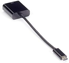 Adaptador de vídeo da caixa preta dongle, USB 3.1 tipo C masculino para vga feminino