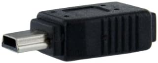Startech.com 6in micro usb para mini cabo usb cabo m/f - micro usb masculino para mini fêmea USB - micro USB para mini adaptador