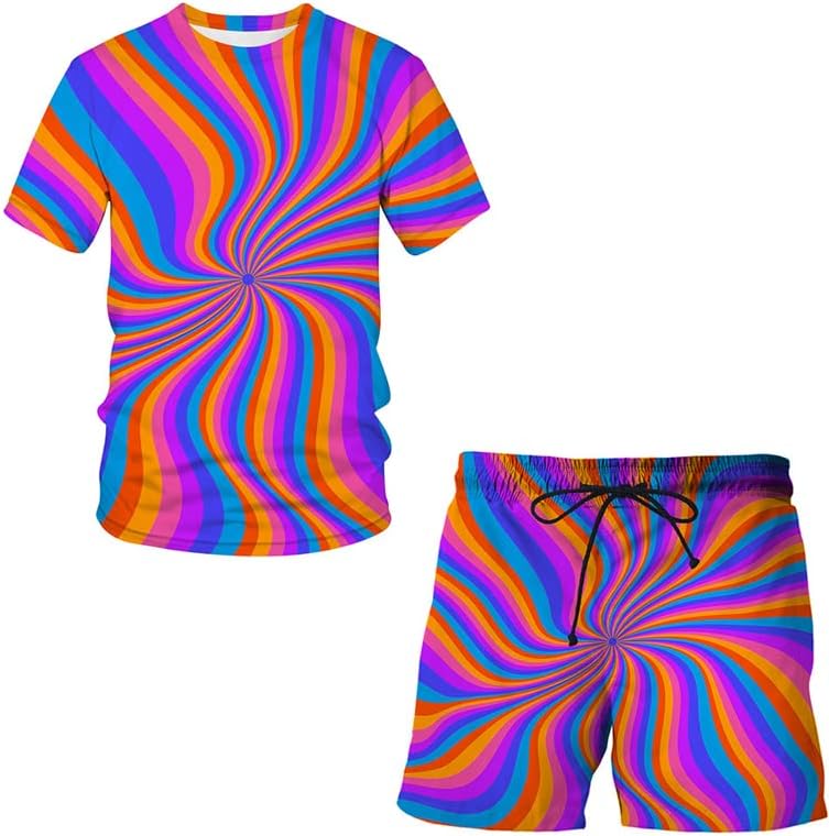 Summer 3d Imprimir lindos shorts de camisetas masculinas