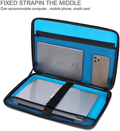 Domiso de 17 polegadas de laptop com alça de bolsa de computador à prova de choque EVA Protetora de proteção EVA por 17,3