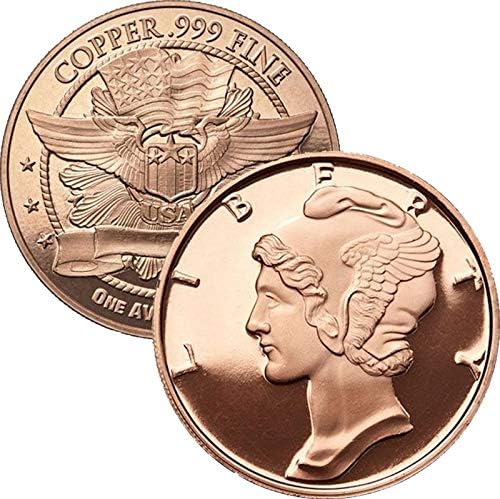 1 oz .999 Coin de cobre/desafio de cobre puro