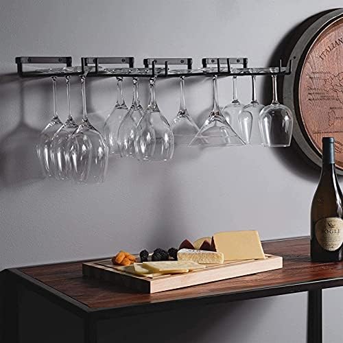 Dvtel Metal Wine Glass Rack, rack de vidro de vinho, cabide de vinhos, prateleiras de estoque de vidro de vidro de vidro