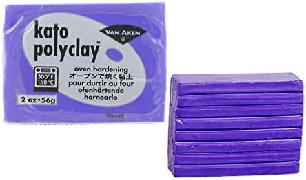 Kato Polyclay ™ Polymer Clay 2 onças / 56 gramas, Polymer Clay Kato Polyclay Brick de 56 gramas