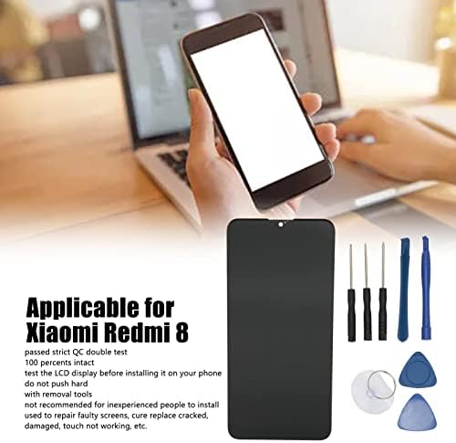 LCD Display Touch Screen Digitizer Substituição para Redmi 8, montagem de tela de celular com kit de ferramentas de reparo para Xiaomi Redmi 8