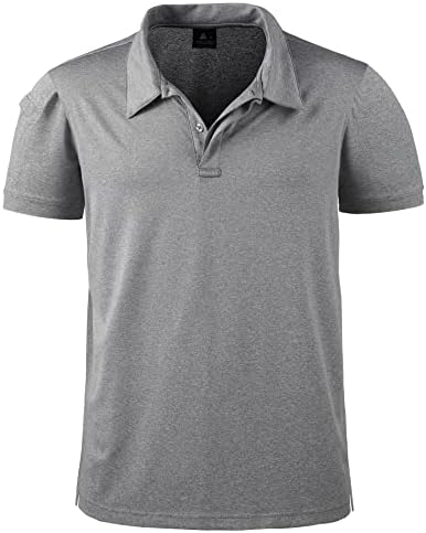 Camisas pólo swisswell para homens de manga curta Wicking Outdoor Tactical Golf Sports Shirts