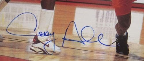 Cory Alexander assinou o Autograph 1995 Signature Rookies 8x10 Basketball Card - fotos autografadas da NBA
