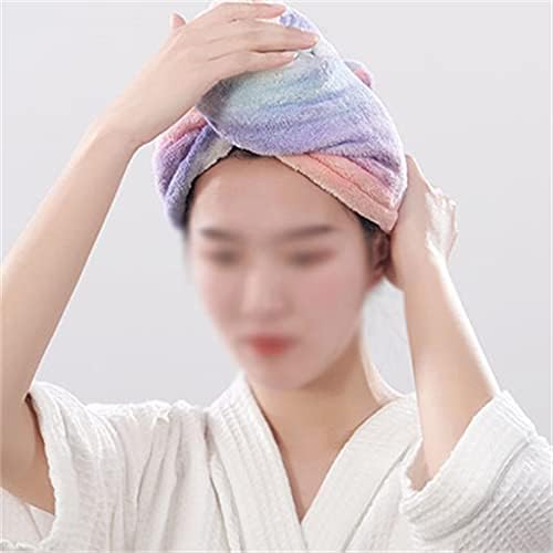Trexd Hair Secying Cap, rápido absorvente de espetácia Toalha de chuveiro Toalha de secagem rápida lenço de cabelo adulto Toalha