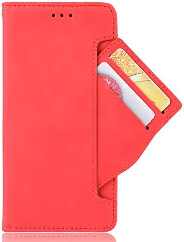 Ranyi para unimax UMX U696Cl Case, Caixa de carteira de couro PU com 5 slots de cartão de crédito Slots Kickstand