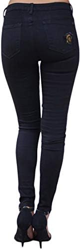 Andongnywell plus size de tamanho médio de design colombiano rasgado jeans skinny