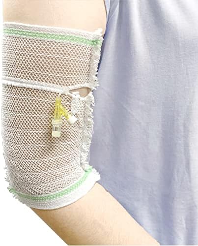 Capa de linha Picc Manga - Arm Nursing Picc Shield Cateter Protector Para bebê, rede elástica, ultra -macia, respirável,