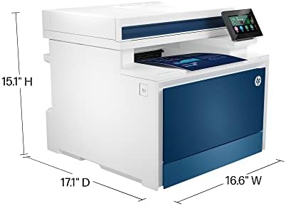 HP Color LaserJet Pro MFP 4301FDN Impressora, impressão, varredura, cópia, fax, velocidades rápidas, configuração fácil,