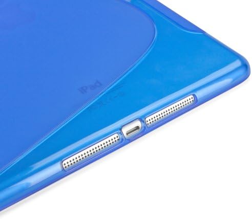 Caixa de ondas de caixa compatível com iPad Air - Duosuit, caixa de TPU ultra durável com cantos de absorção de choque - Super Blue
