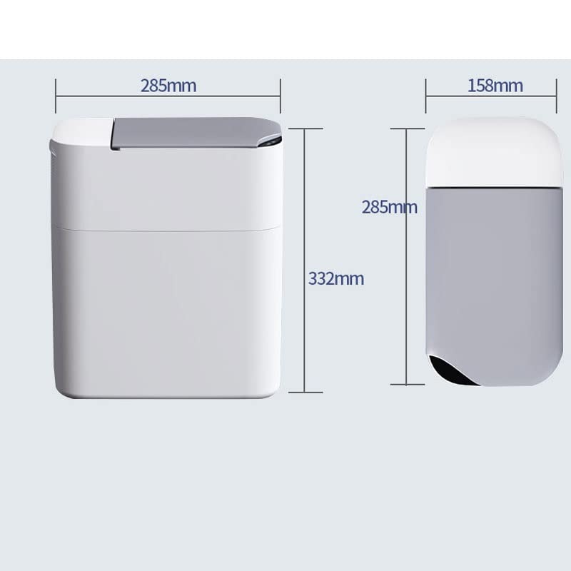 Lixo de sensor automático de zhuhw para a cozinha lixo inteligente pode bolsa de sucção lixo de banheiro de despejo inteligente