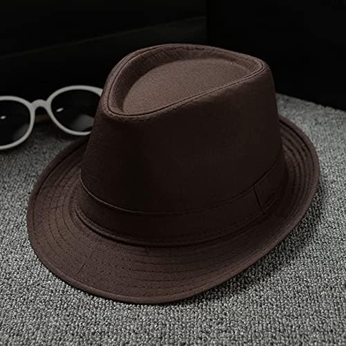 Unissex sólido clássico designer de moda clássica larga roll up fedora chapéu jazz chapéu chapéu de chapéu de chapéu de panamá