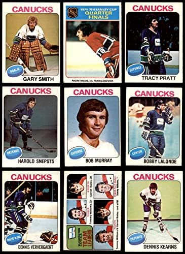 1975-76 O-PEE-Chee Vancouver Canucks Team Set Vancouver Canucks VG/Ex+ Canucks