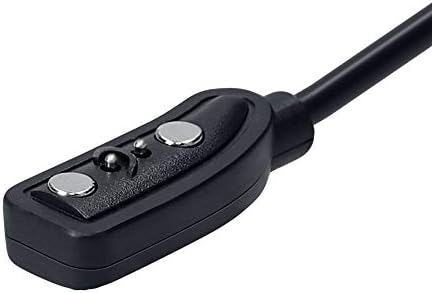 Cordão do carregador Kwmobile Compatível com Pebble Classic 1st SmartWatch - carregador para Smart Watch USB Cable - Black