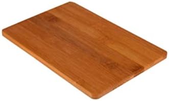 Placa de corte de bambu 8,625in x 5,875in x 0,25in madeira
