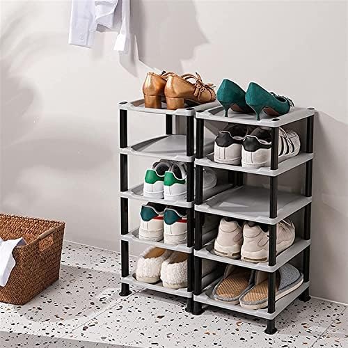 Vlizo Shoe Stand Multi-camadas simples gabinete de sapato Diy montado espaço para economia de sapatos de sapatos de sapatos de sapatos de sapatos de armazenamento de dormitórios em casa