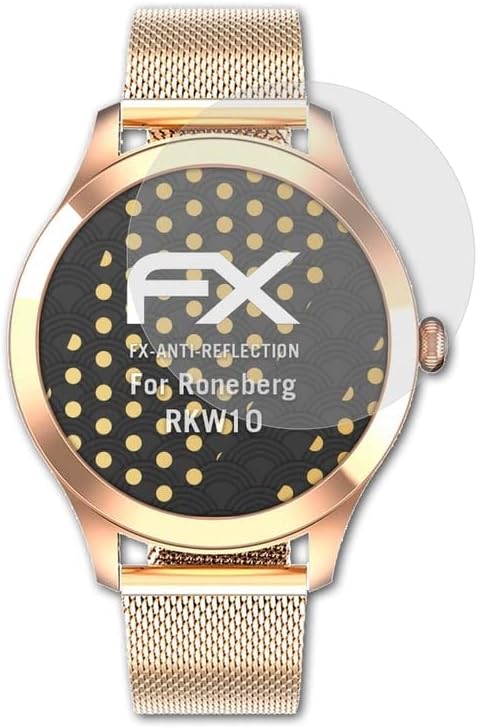 Protetor de tela AtFolix compatível com o filme de proteção de tela Roneberg RKW10, filme de protetor FX anti-reflexivo e absorvente