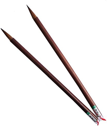 Su-19 de bambu leves leves pequenos traços de arte e caligrafia pincéis, conjunto de 2