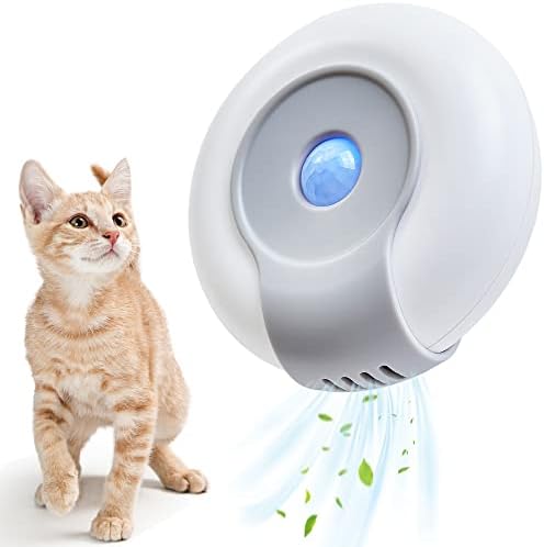 Desodorizador de ninhada de gato para caixas de areia de gato interno, desodorizador inteligente de estimação recarregável