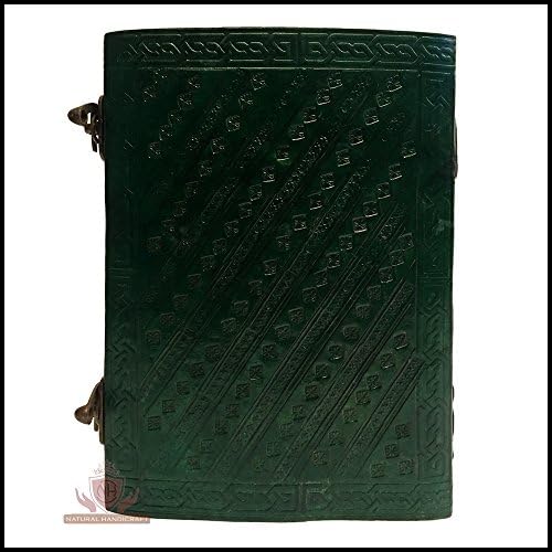 Jornal de couro de artesanato natural Relevo da árvore da vida Livro das sombras Celtic Notebook Diário Organizador da faculdade