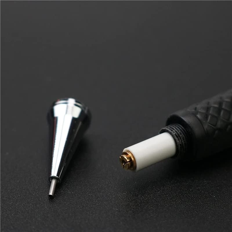 Lápis mecânicos de quul Penholdder de aço inoxidável 0,5 mm 0,7 mm 0,9 mm 2b Lápis preto chumbo