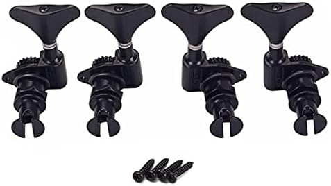 Ogdni Open Ukulele Tuners Tuning Pegs Keys 2R2L Cabeças de máquinas para ukulele Bass Guitar Substitui