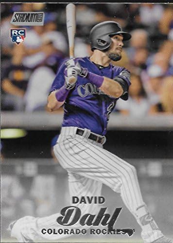 2017 Topps Stadium Club #293 David Dahl Colorado Rockies Rookie Baseball Card