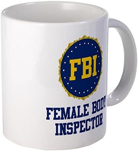 Caneca de 11 onças - Inspetor de Corpo FBI Caneca - S Branco