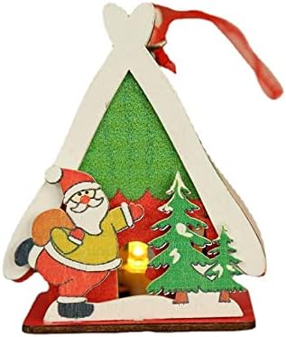 NC Decorações de Natal de Natal Casa de brinquedos Cabin de brinquedo de Natal Cabin de Natal Gabinete de Natal O velho com o peito